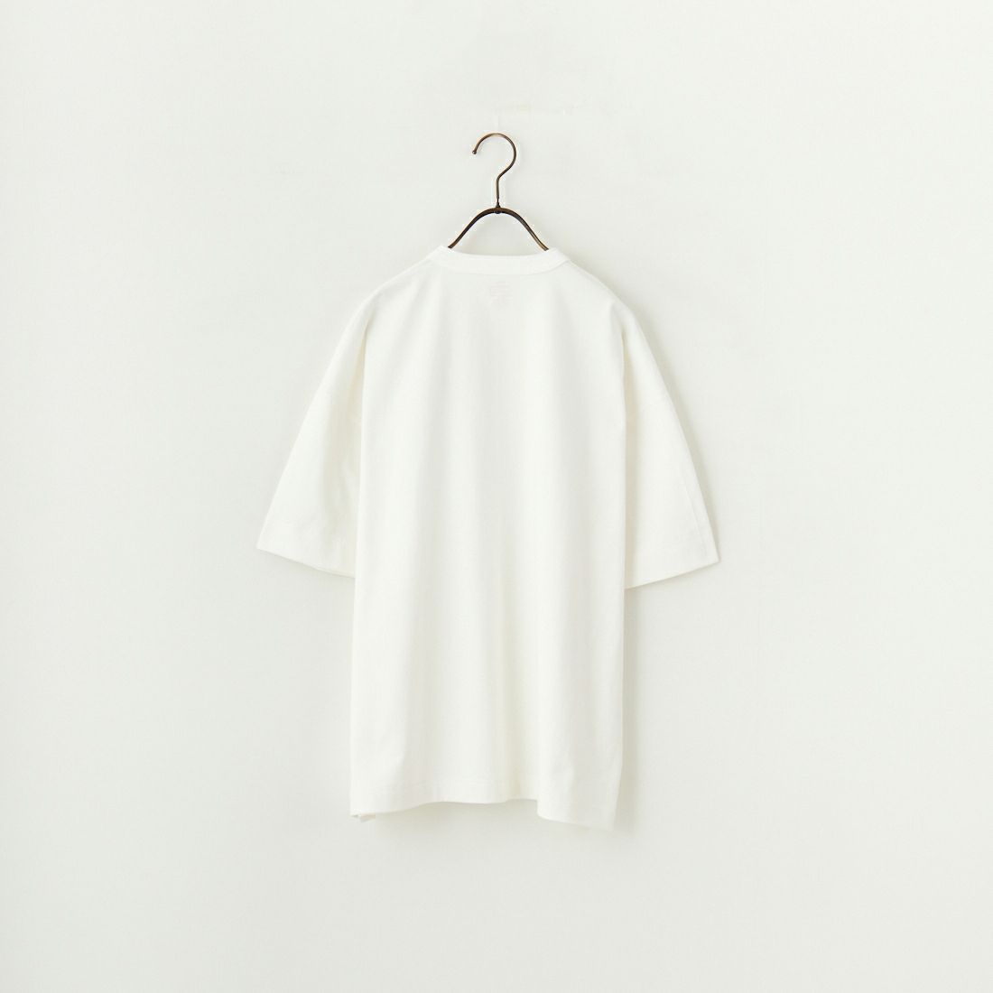 Health knit [ヘルスニット] 別注 ビッグシルエット ヘンリーネックTシャツ [HR25S-M121-JF] WHITE