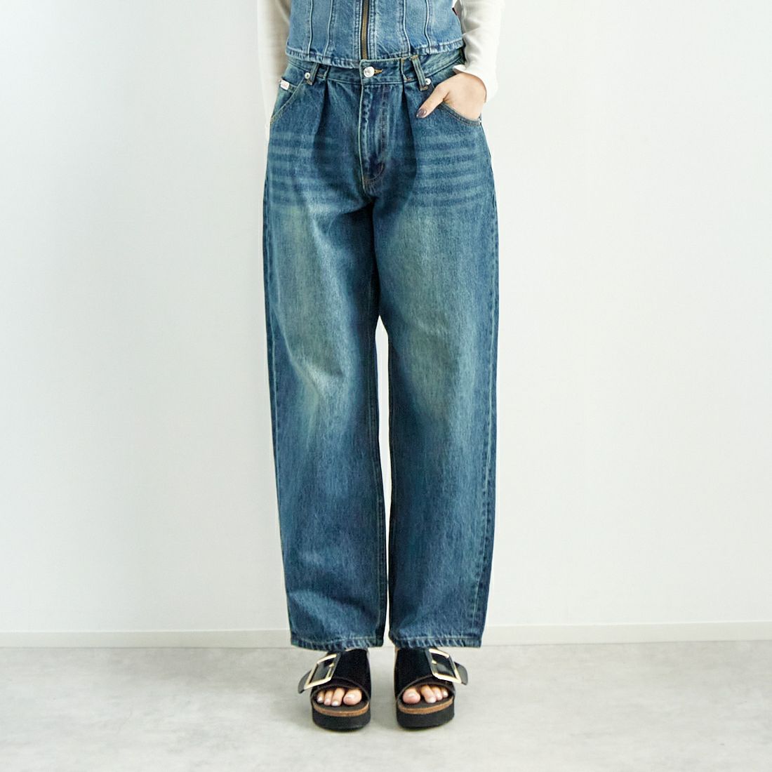 INDIGO&&モデル身長：167cm 着用サイズ：S&&