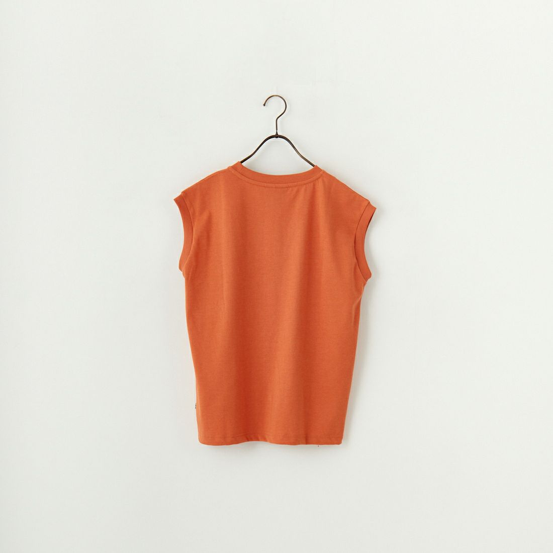 THOUSAND MILE [サウザンド マイル] ワンポイント刺繍ロゴ フレンチスリーブTシャツ [TM251TC00292] ORANGE
