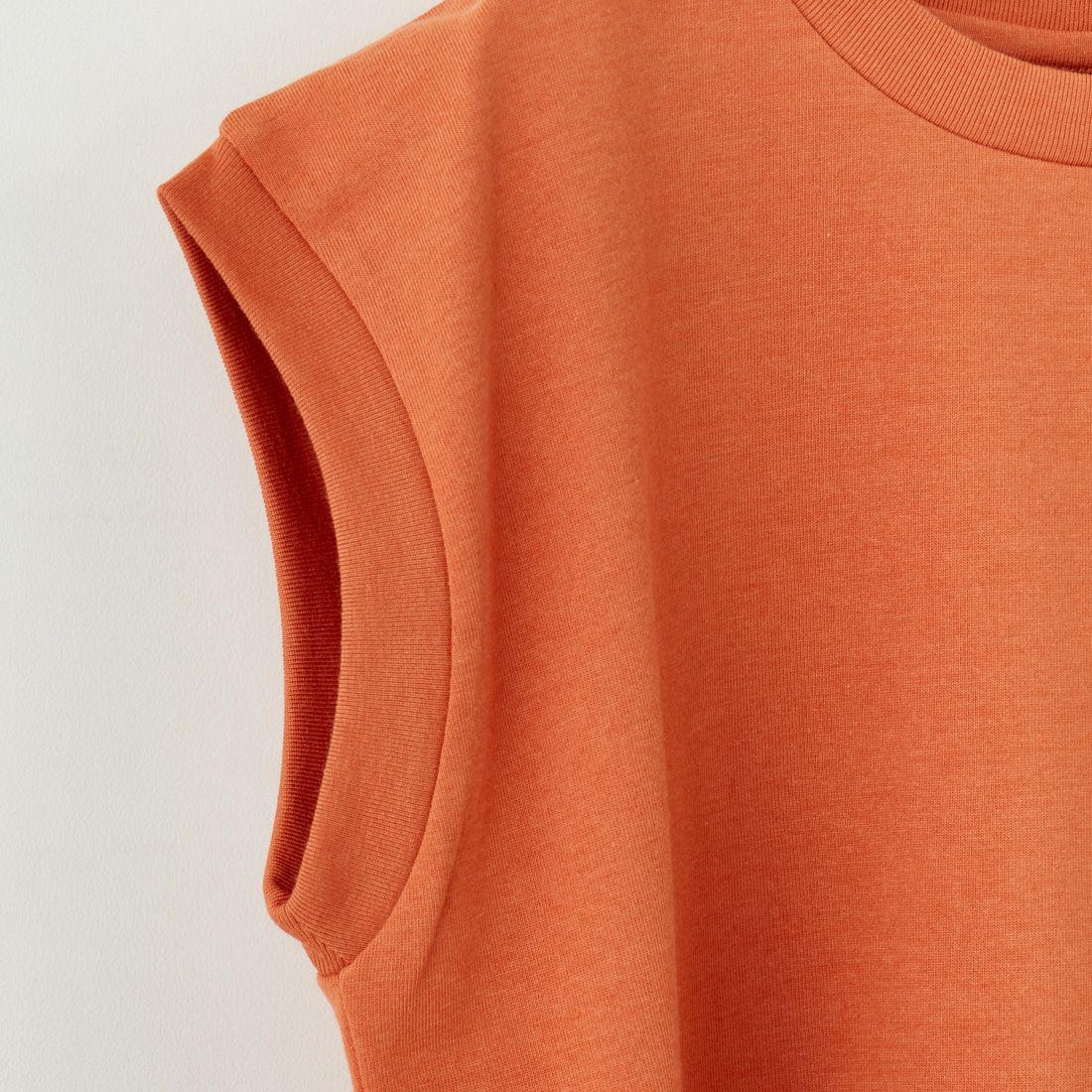 THOUSAND MILE [サウザンド マイル] ワンポイント刺繍ロゴ フレンチスリーブTシャツ [TM251TC00292] ORANGE