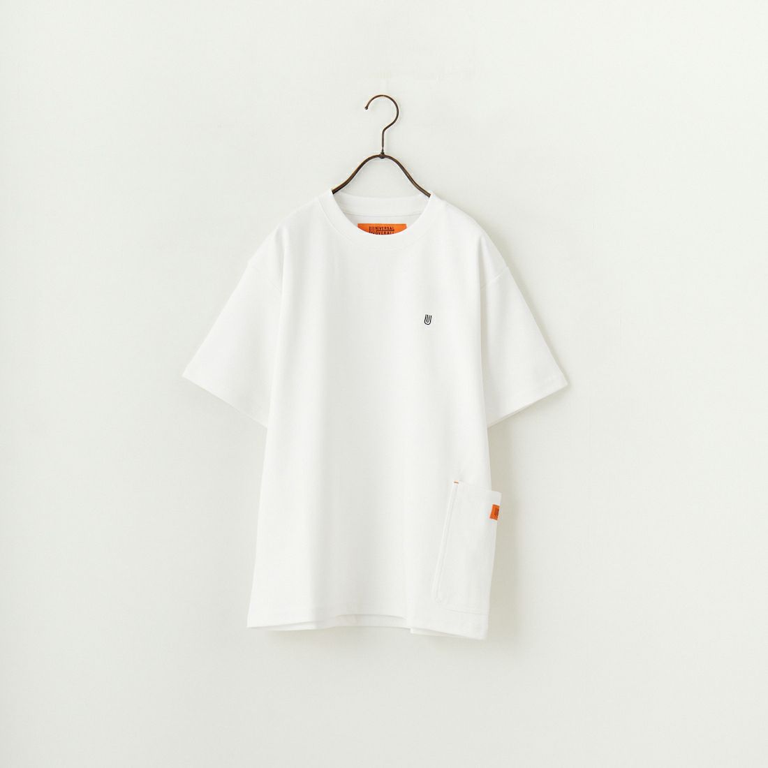 UNIVERSAL OVERALL [ユニバーサルオーバーオール] 別注 ポンチカバーオールTシャツ [U2511279IN-JF] WHITE