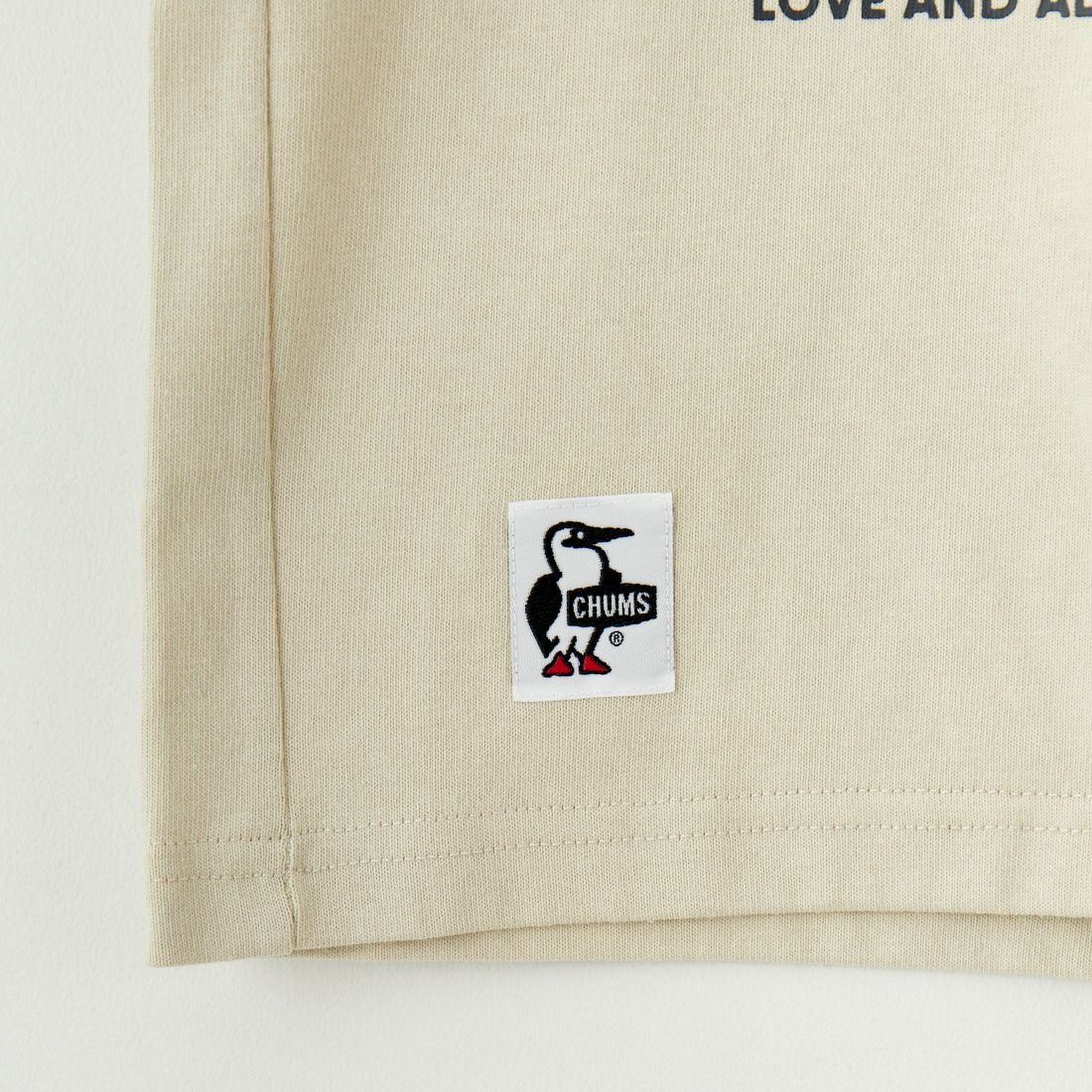 CHUMS [チャムス] ラブ＆アドベンチャー ブービーTシャツ [CH21-1366]  G057 GREIG