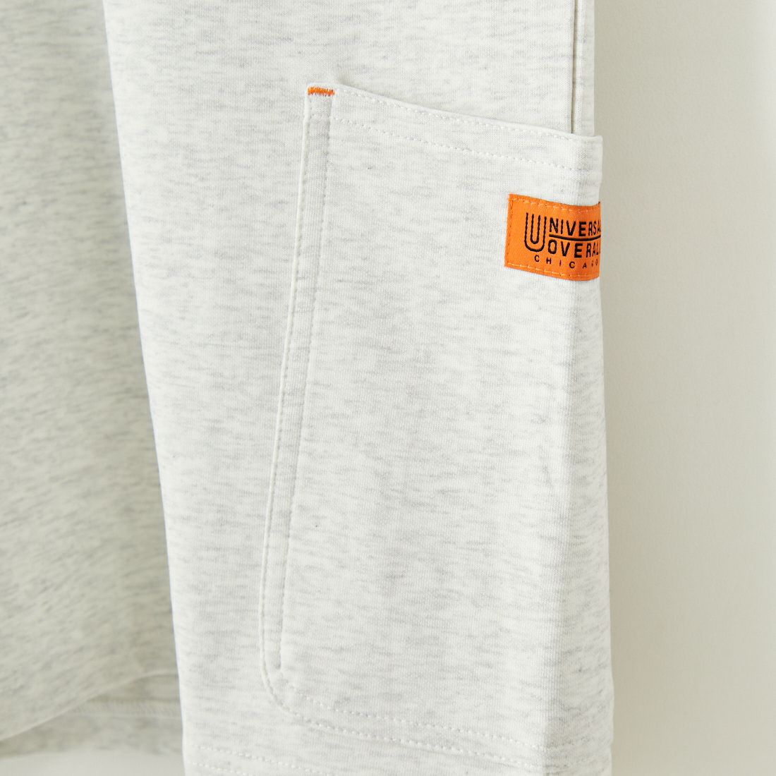 UNIVERSAL OVERALL [ユニバーサルオーバーオール] 別注 ポンチカバーオールTシャツ [U2511279IN-JF] GRAY
