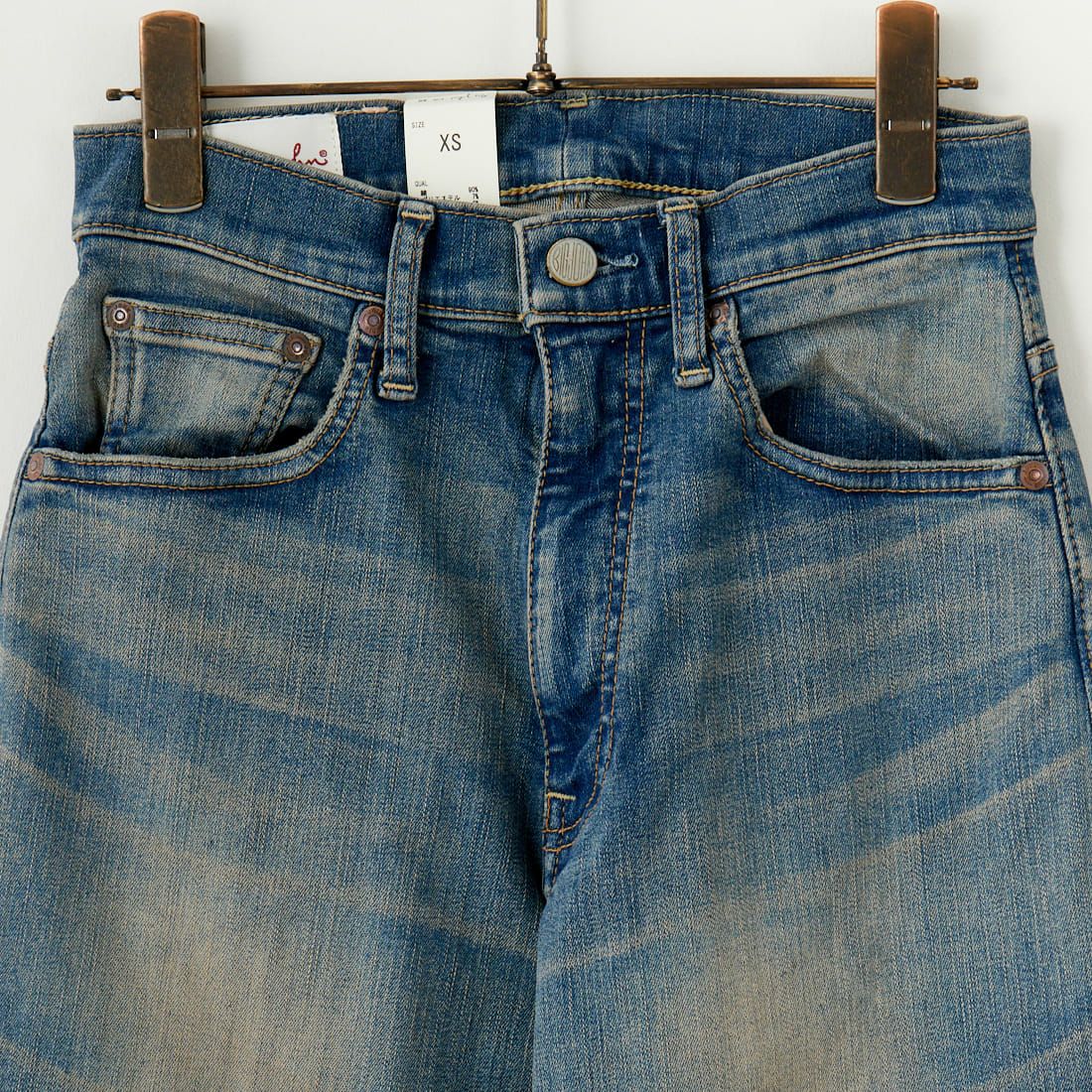 BIG JOHN [ビッグジョン] ワイドフレアカットデニム [MML203N] 575