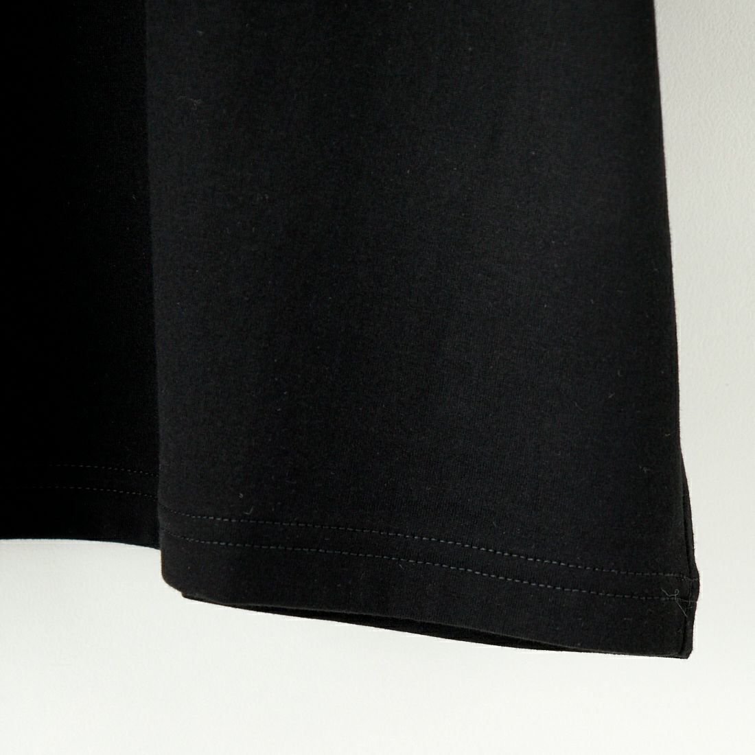 mizuiro ind [ミズイロインド] ドレープスリーブTシャツ [1-210066] 99 BLACK