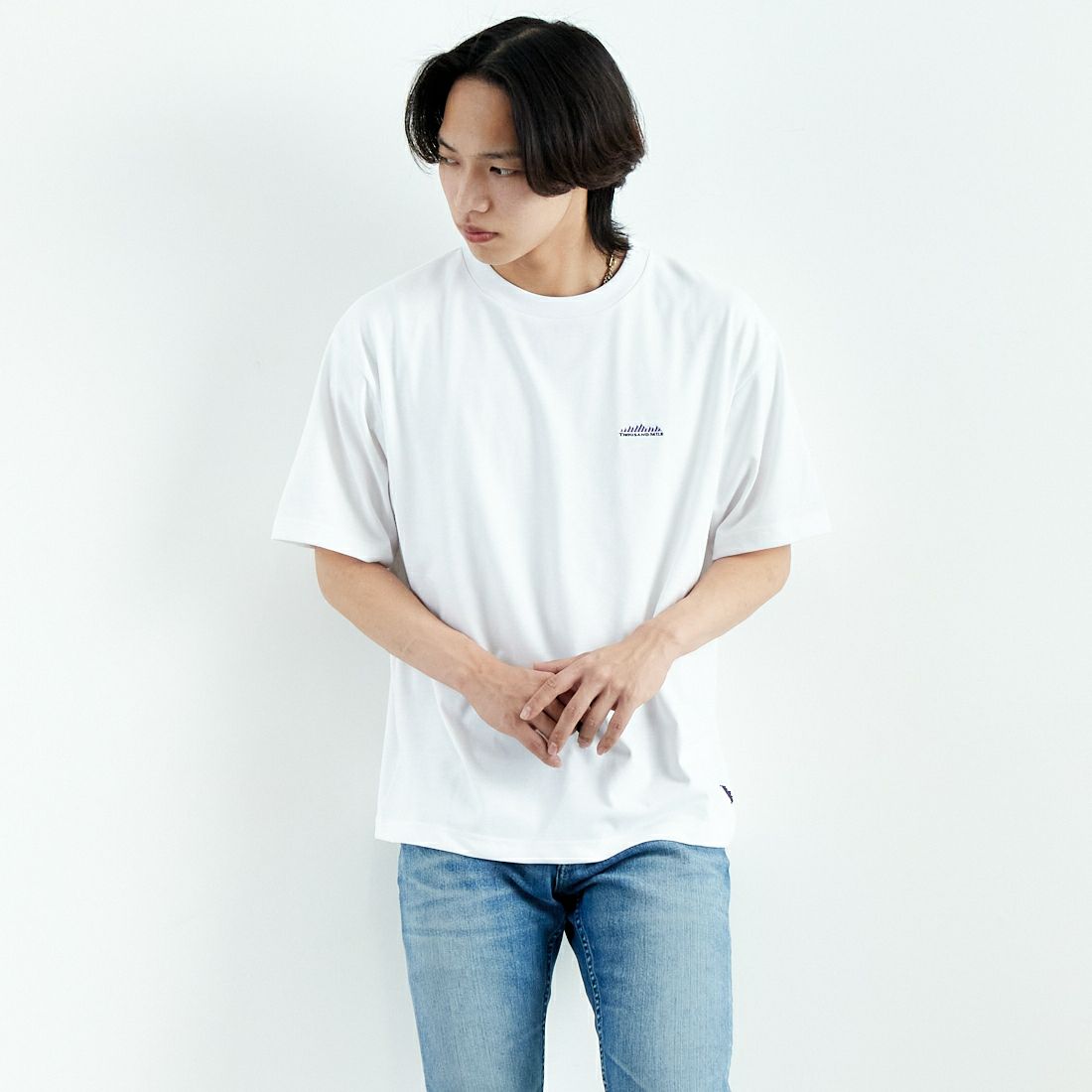 WHITE&&モデル身長：179cm 着用サイズ：L&&