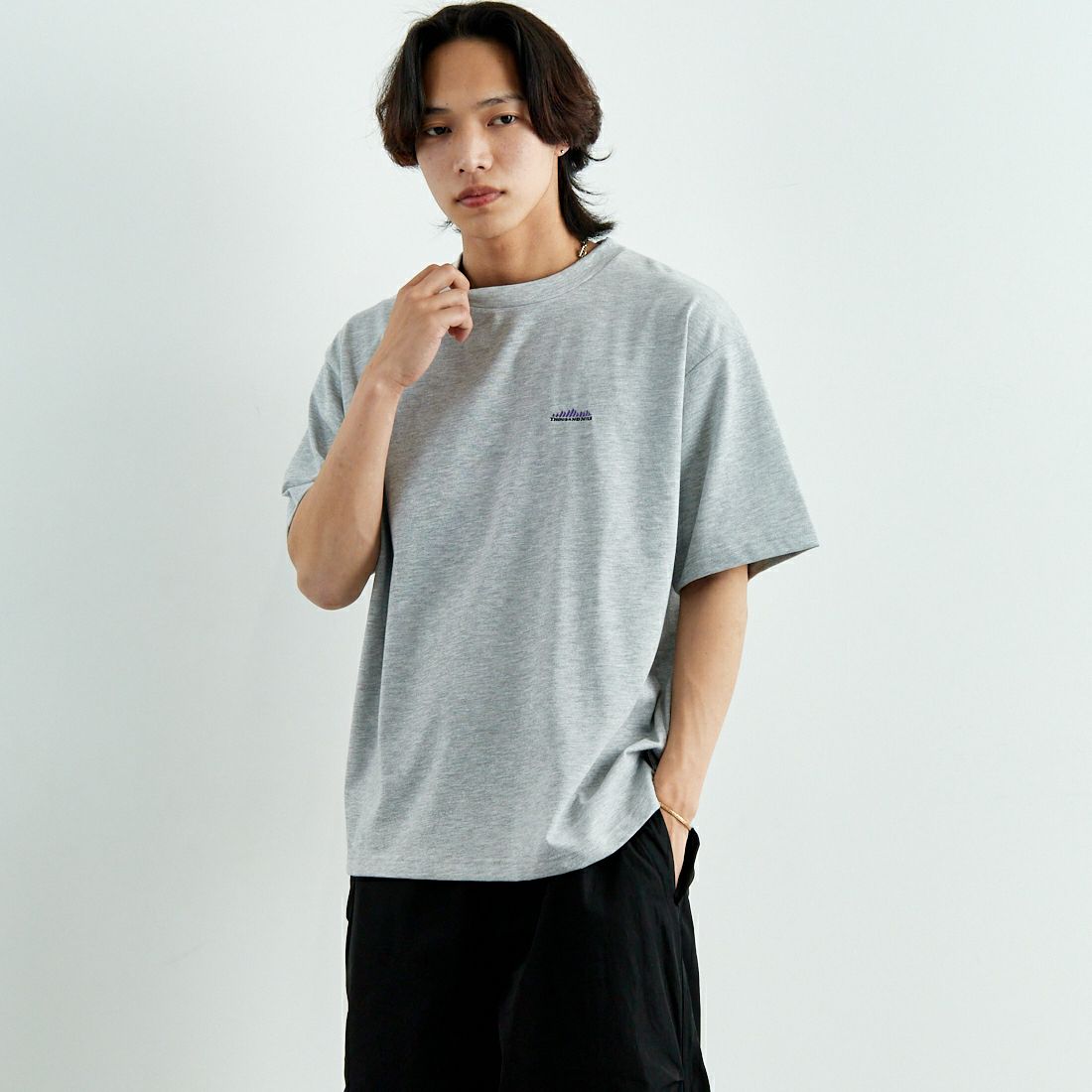 MD GRAY&&モデル身長：179cm 着用サイズ：L&&