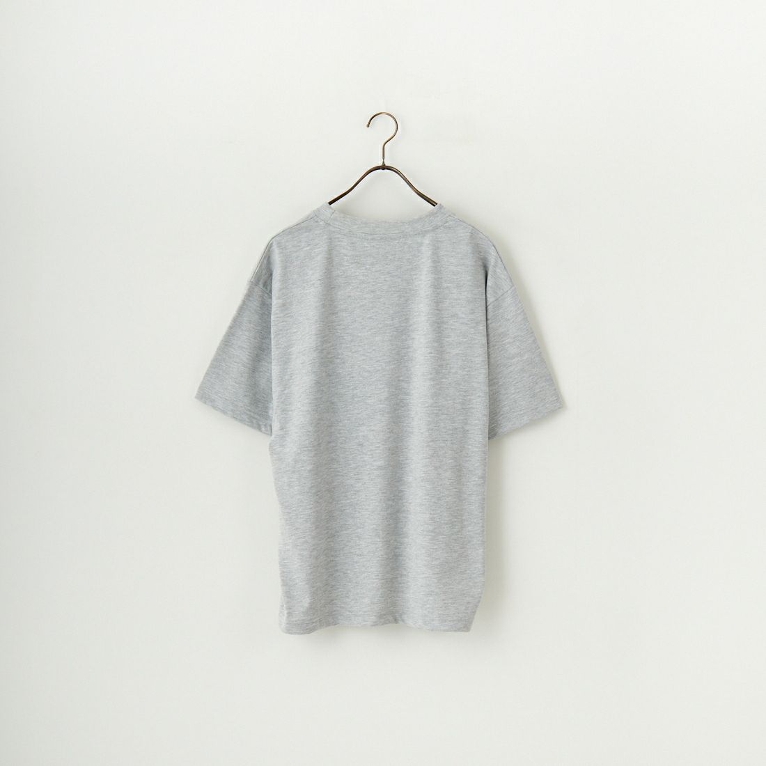 THOUSAND MILE [サウザンド マイル] ワンポイント刺繍ロゴ ショートスリーブTシャツ [TM251TC00280] MD GRAY