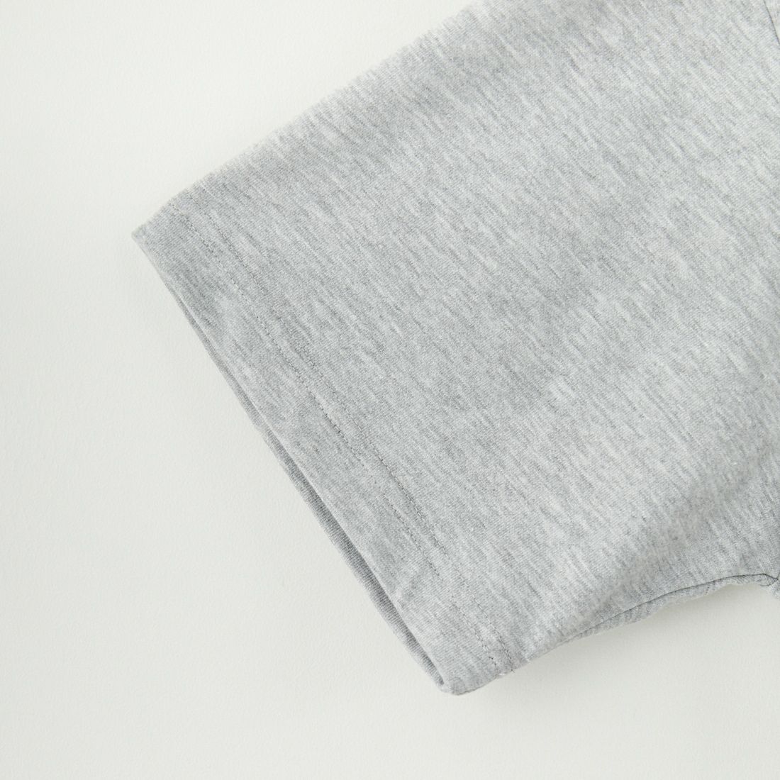 THOUSAND MILE [サウザンド マイル] ワンポイント刺繍ロゴ ショートスリーブTシャツ [TM251TC00280] MD GRAY