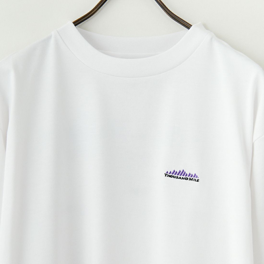 THOUSAND MILE [サウザンド マイル] ブランドロゴ バックプリント ショートスリーブTシャツ [TM251TC00610] WHITE