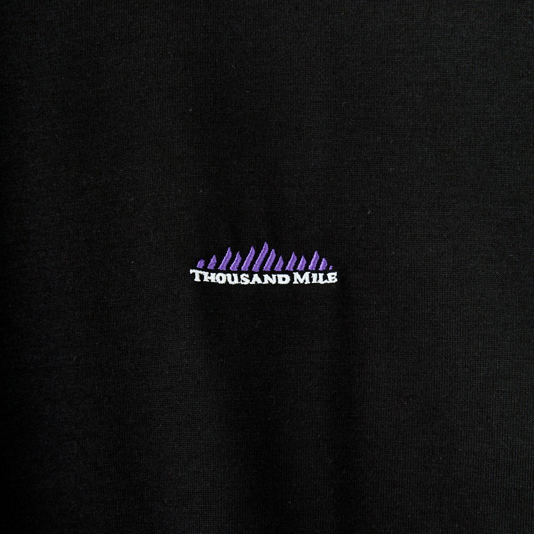THOUSAND MILE [サウザンド マイル] サークルロゴ バックプリント ショートスリーブTシャツ [TM251TC00620] BLACK