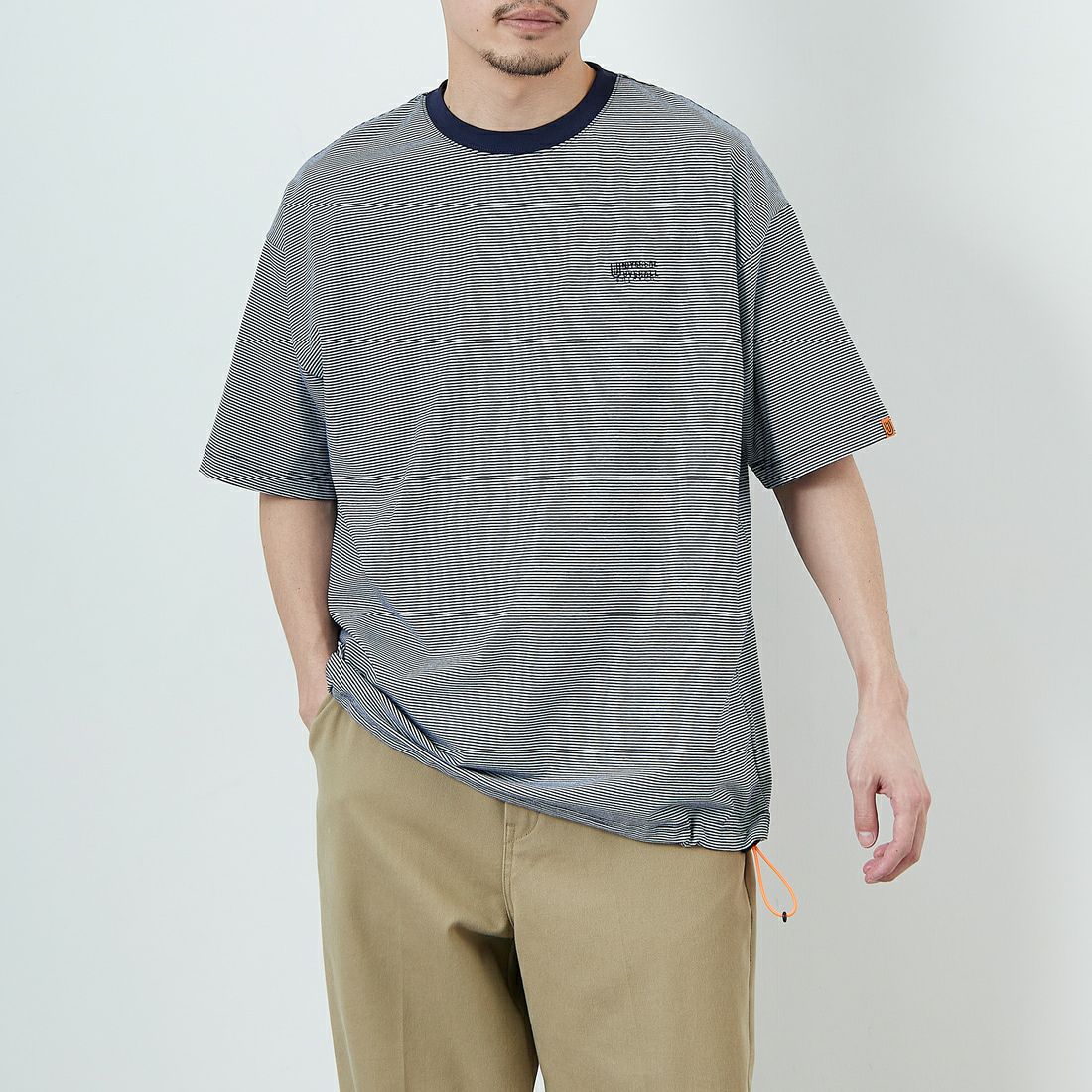 NAVY BD&&モデル身長：167cm 着用サイズ：M&&