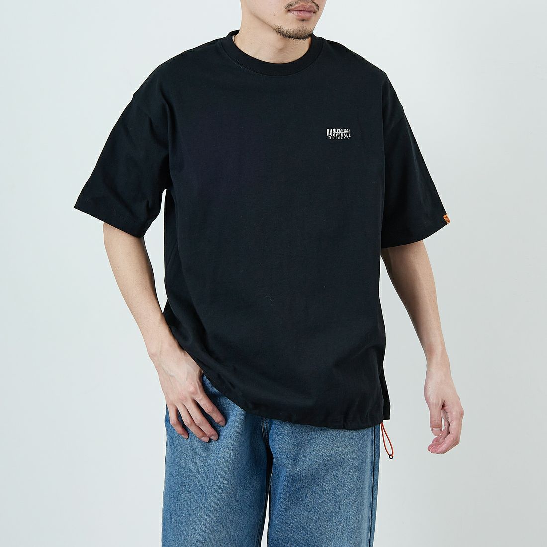 BLACK&&モデル身長：167cm 着用サイズ：M&&