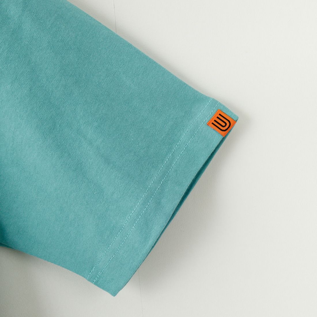 UNIVERSAL OVERALL [ユニバーサルオーバーオール] 別注 ドローコード付き ワイドシルエットTシャツ [U2513282IN-JF] SAX/KHK