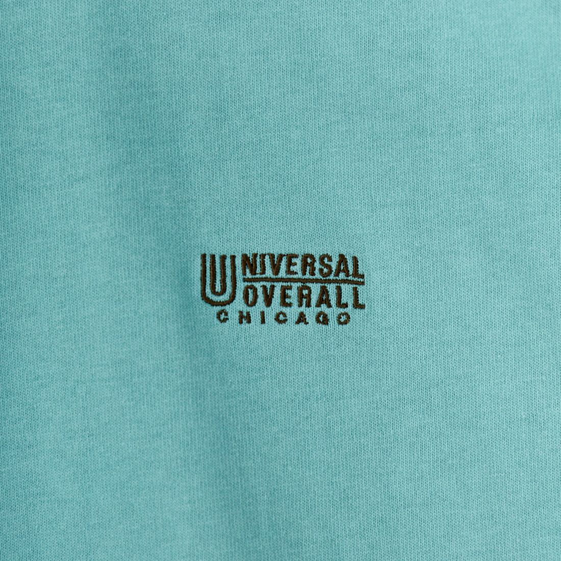 UNIVERSAL OVERALL [ユニバーサルオーバーオール] 別注 ドローコード付き ワイドシルエットTシャツ [U2513282IN-JF] SAX/KHK