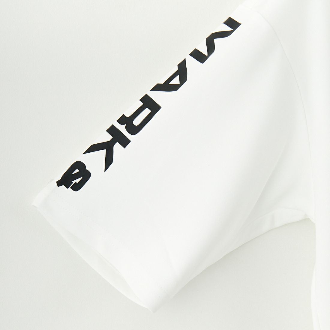 MARK & LONA [マークアンドロナ] アサインストラクチャード モックネックTシャツ [MLM-5A-AA13] WHITE
