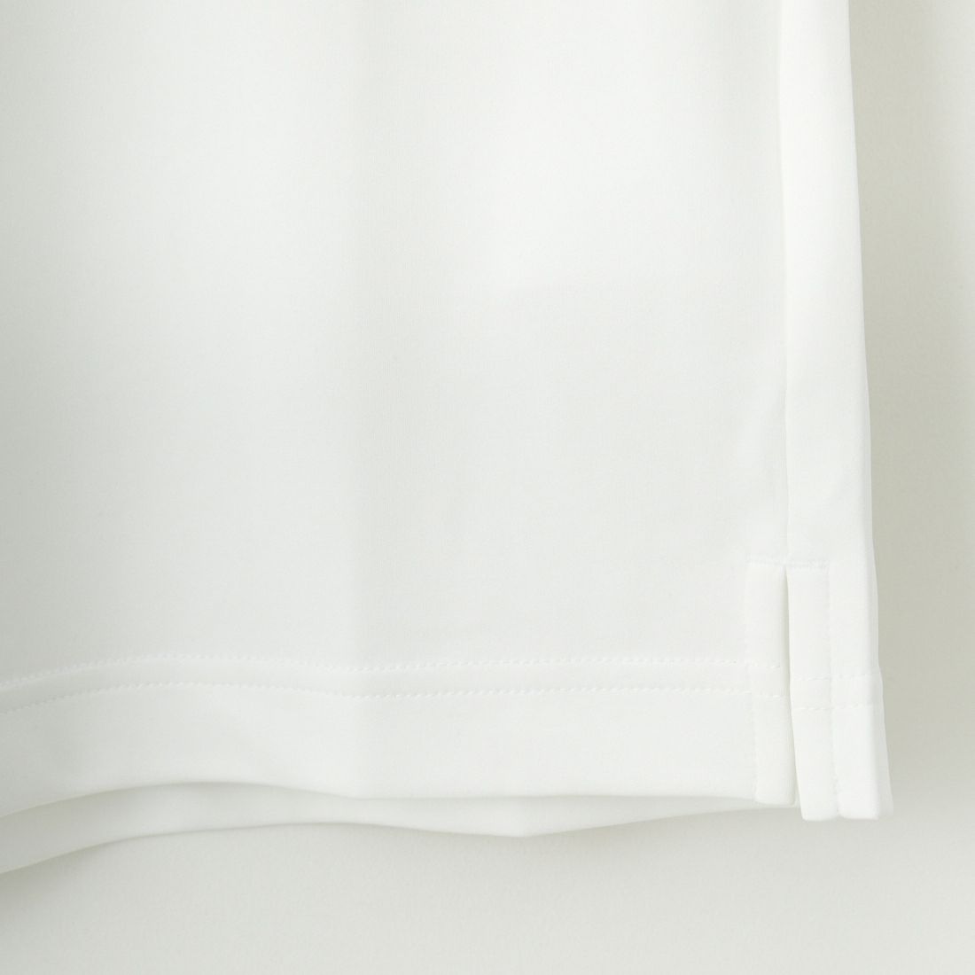 MARK & LONA [マークアンドロナ] アサインストラクチャード モックネックTシャツ [MLM-5A-AA13] WHITE