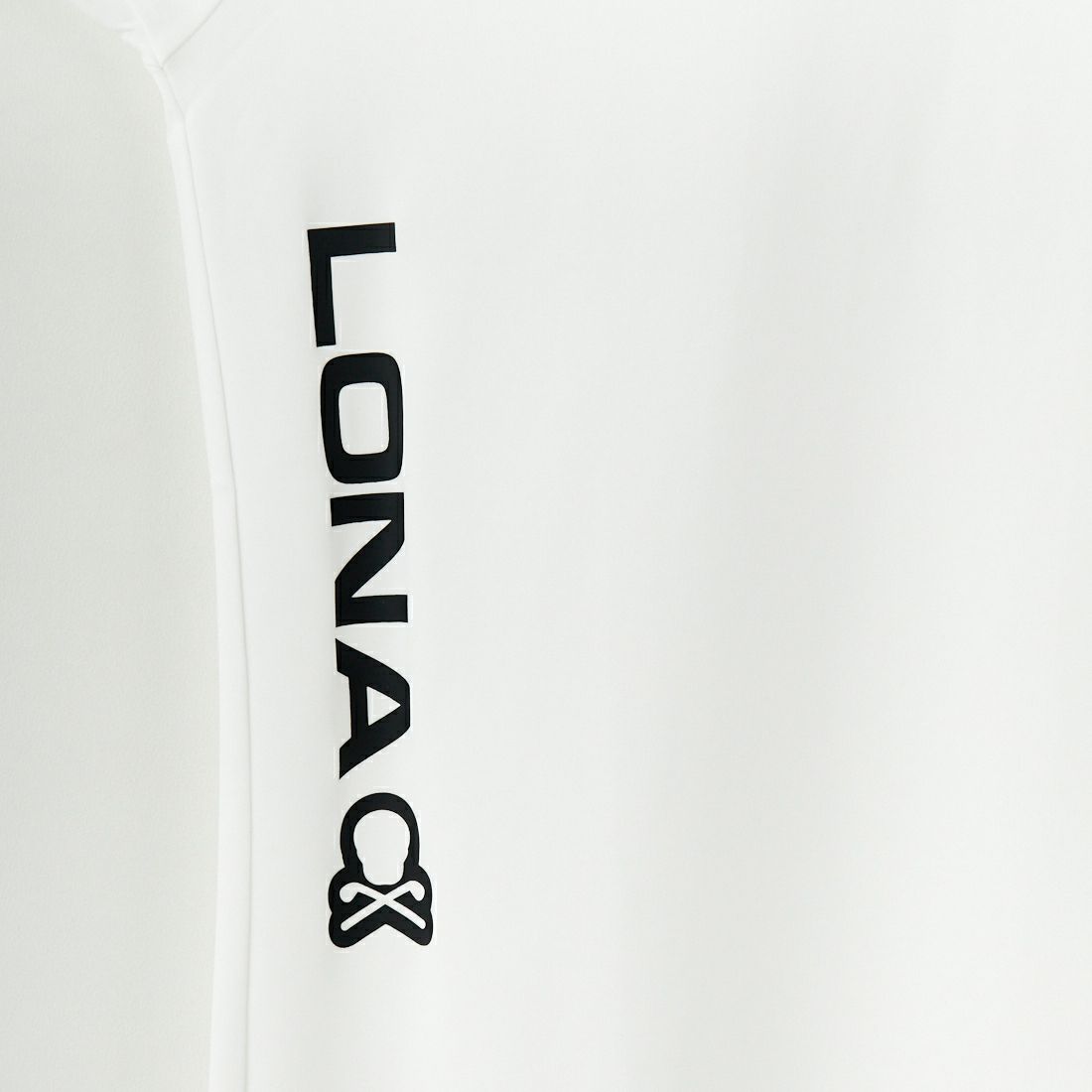 MARK & LONA [マークアンドロナ] アサインストラクチャード モックネックTシャツ [MLM-5A-AA13] WHITE