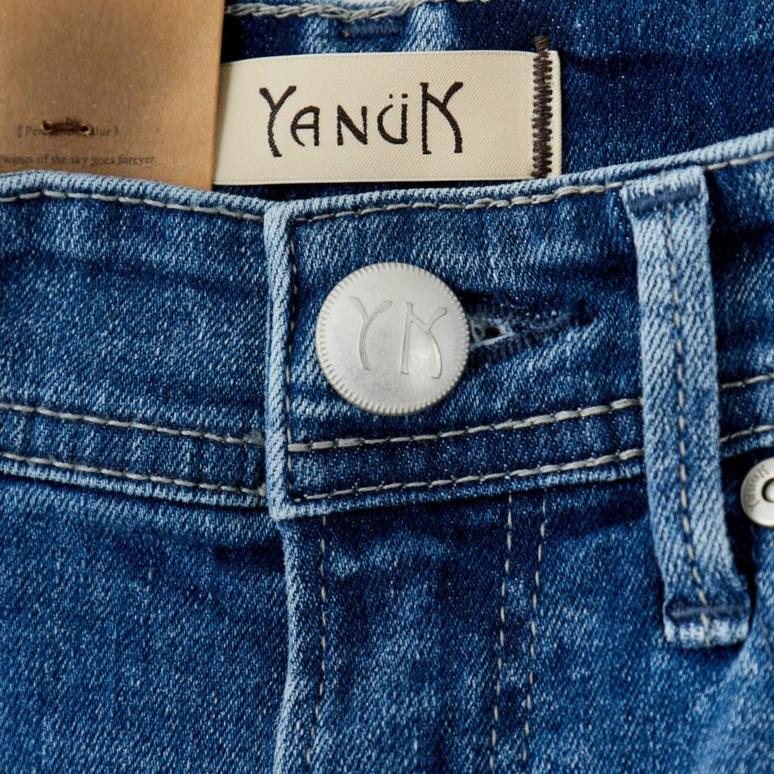 YANUK [ヤヌーク] ワイドフレアデニムパンツ [57134307] CVL
