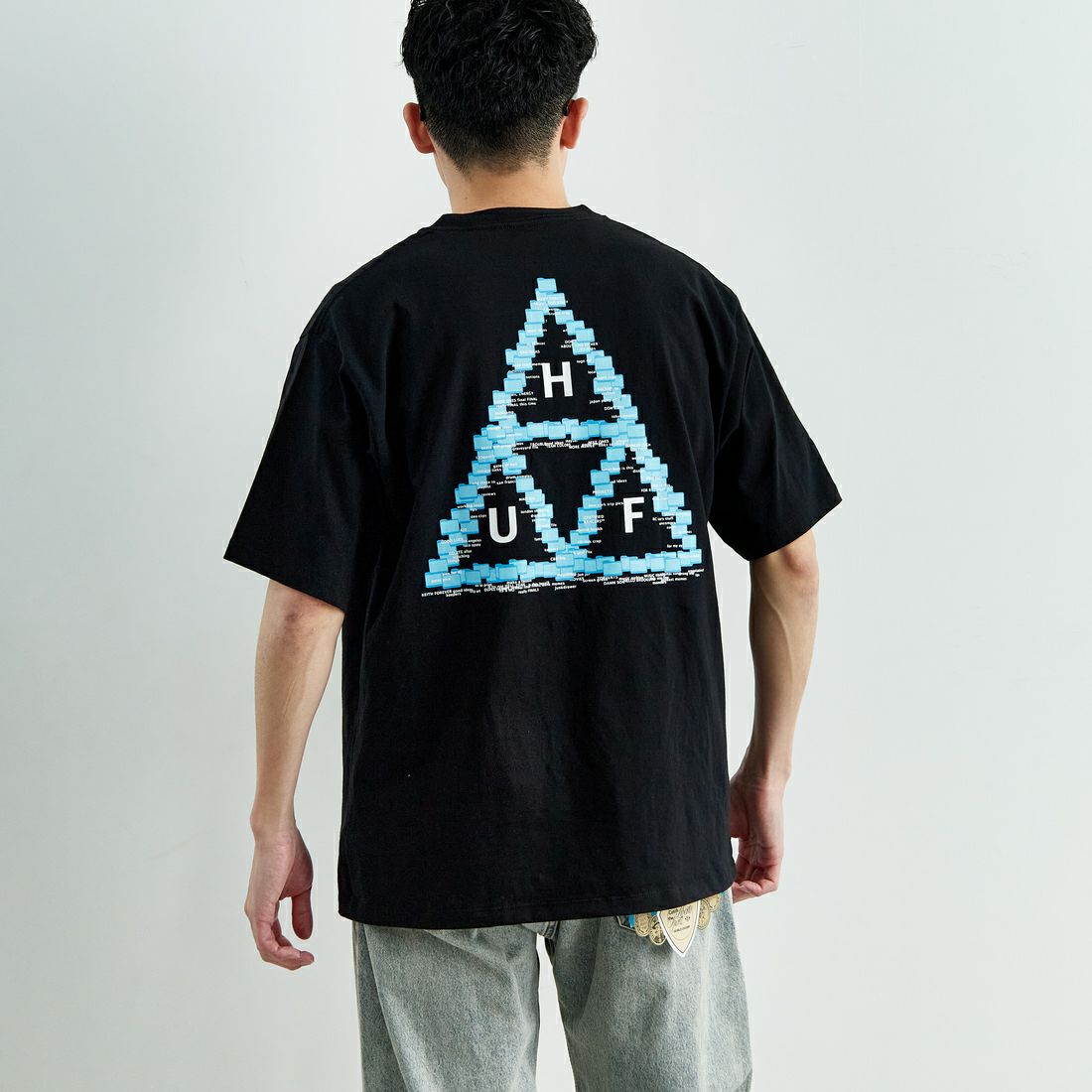 BLACK&&モデル身長：168cm 着用サイズ：M&&