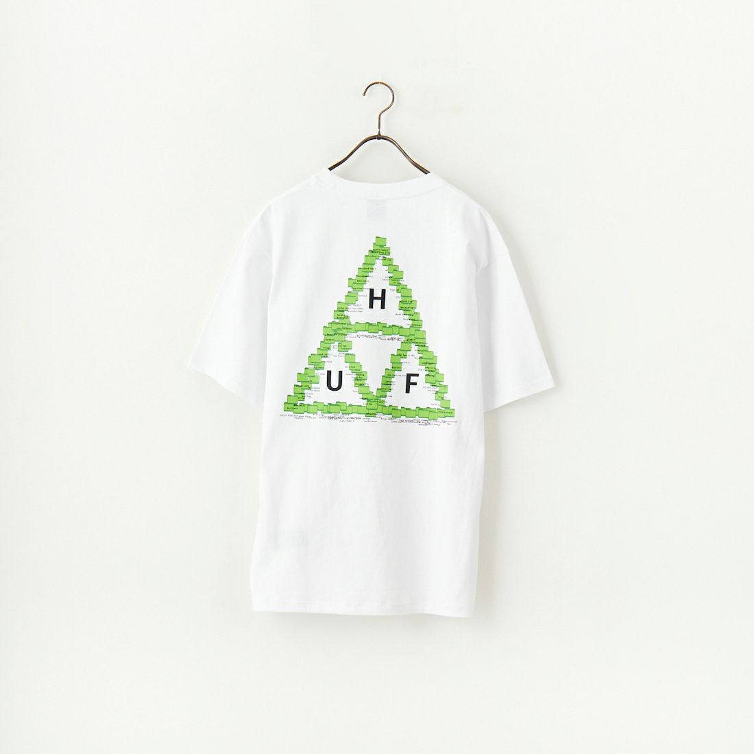 HUF [ハフ] デスクトップ ショートスリーブTシャツ [TS02400] WHITE