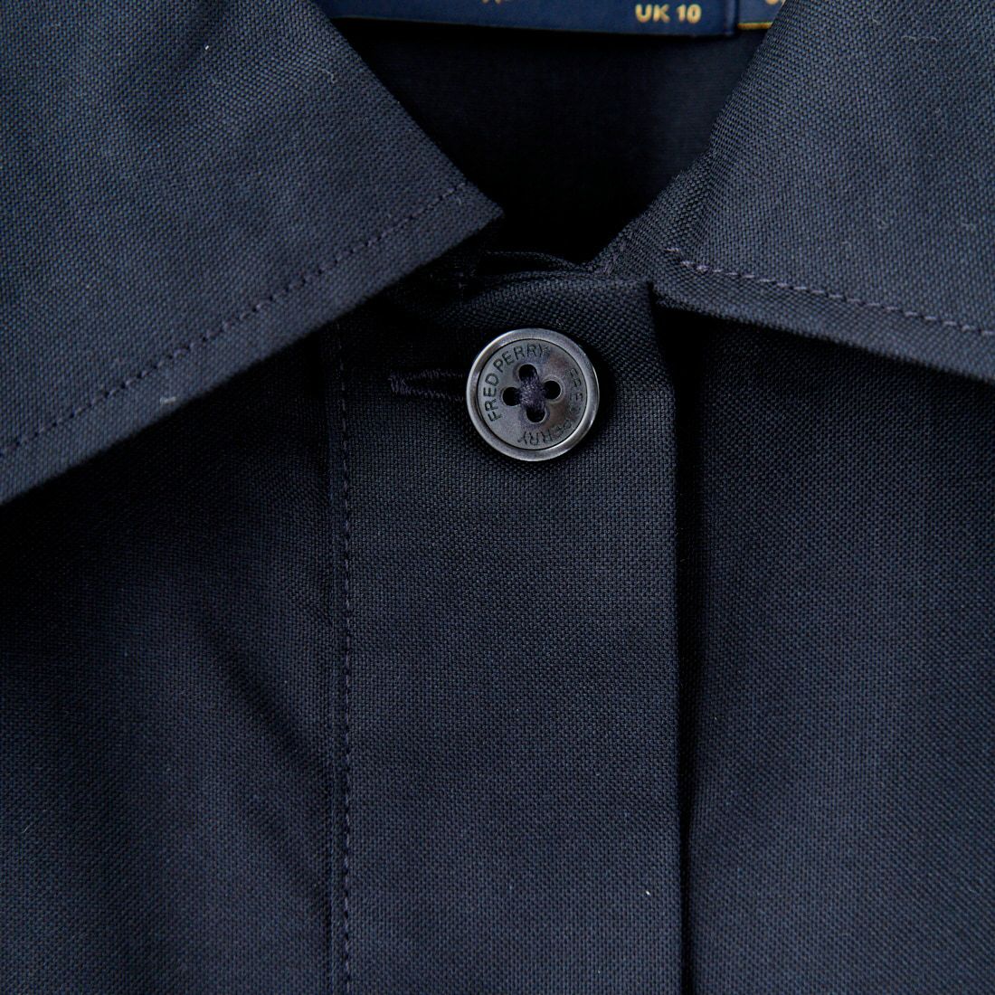 FRED PERRY [フレッドペリー] ワンポイントロゴ刺繍 プラケットシャツブラウス [G9176] 608 NAVY