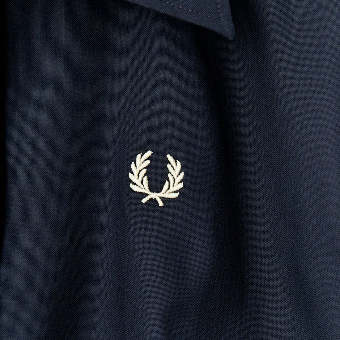 FRED PERRY [フレッドペリー] ワンポイントロゴ刺繍 プラケットシャツブラウス [G9176] 608 NAVY