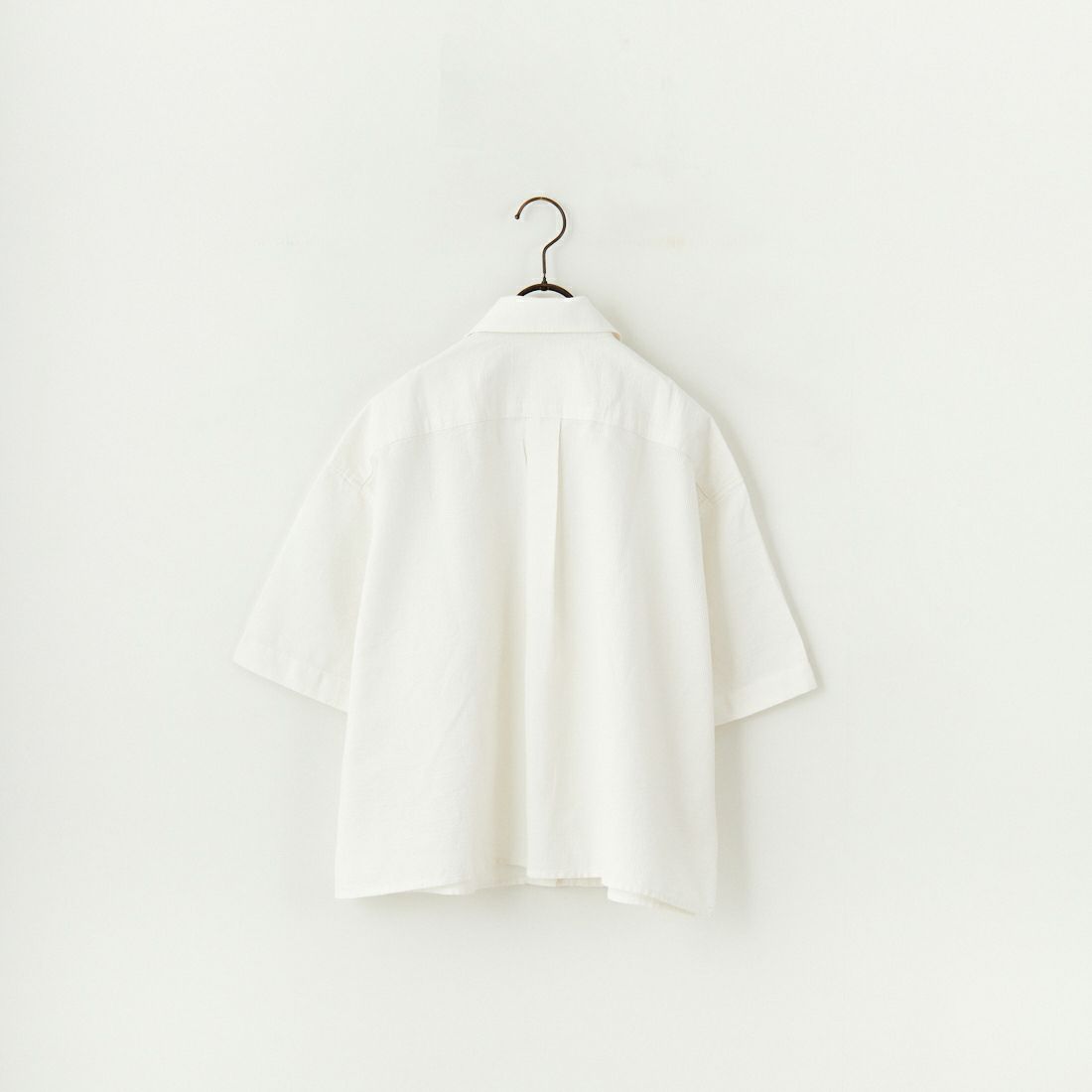 FRED PERRY [フレッドペリー] シアサッカー ショートスリーブシャツブラウス [G9179] 129 SNOW W