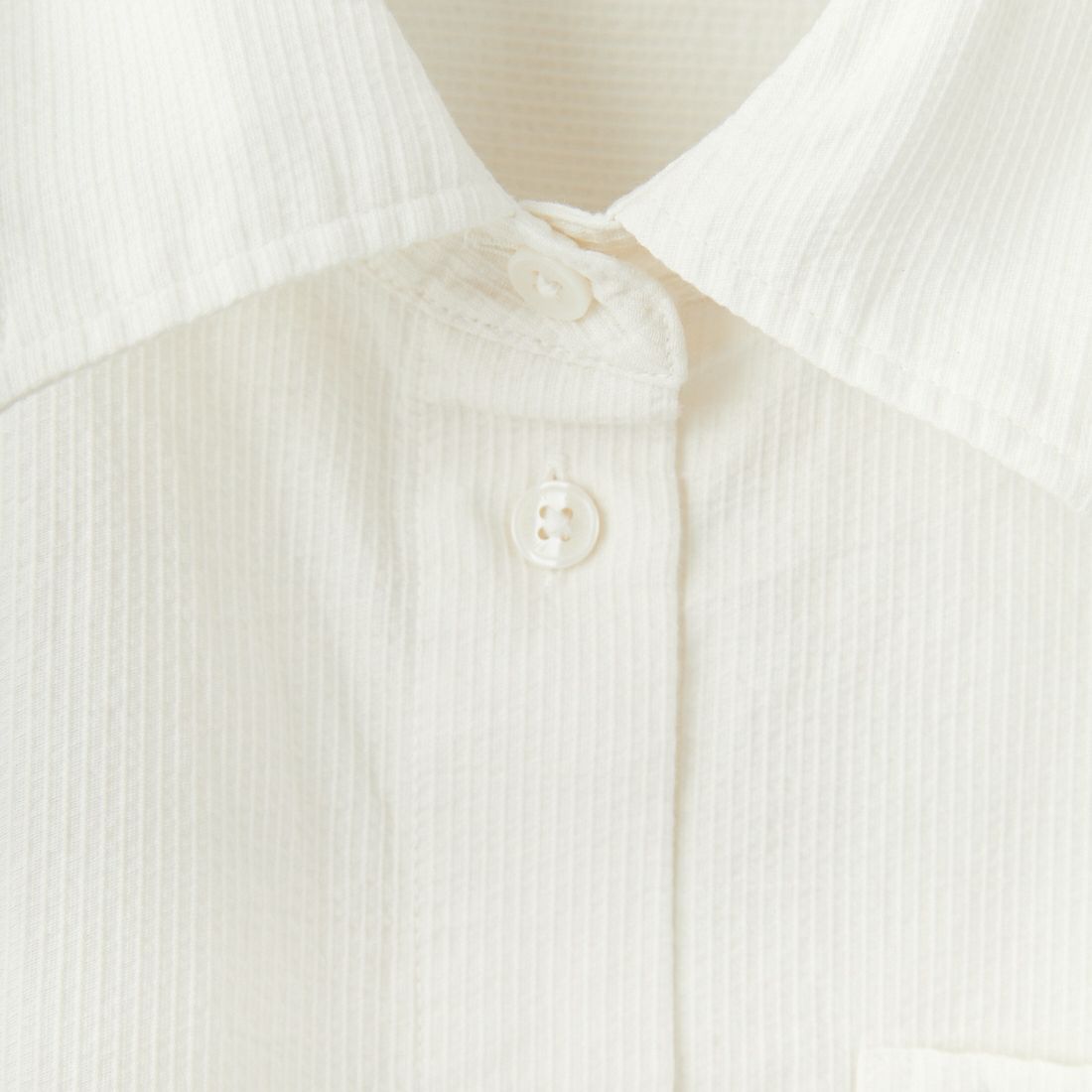 FRED PERRY [フレッドペリー] シアサッカー ショートスリーブシャツブラウス [G9179] 129 SNOW W