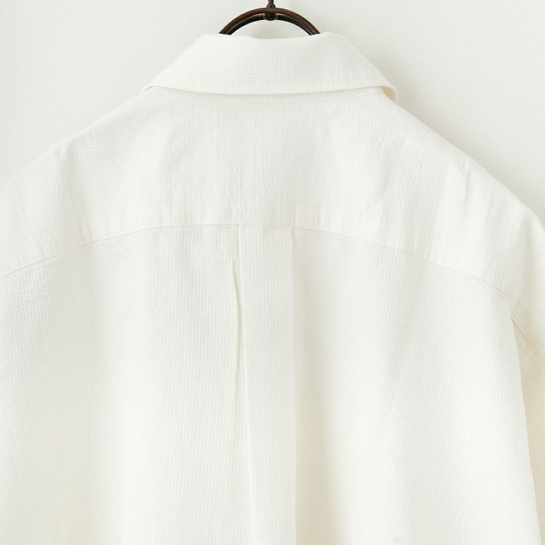 FRED PERRY [フレッドペリー] シアサッカー ショートスリーブシャツブラウス [G9179] 129 SNOW W