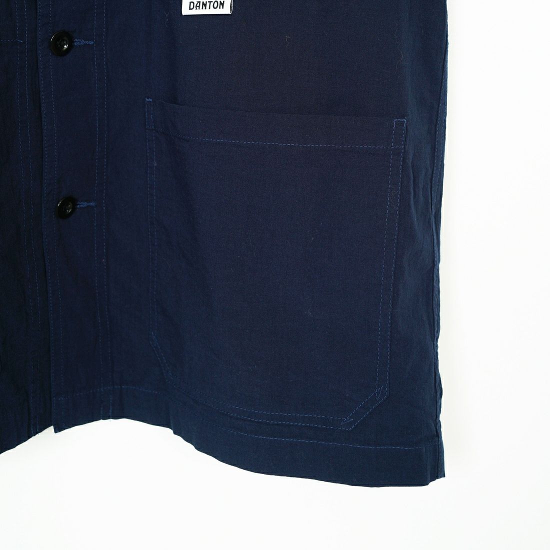DANTON [ダントン] 半袖カバーオールシャツ [DT-B0239MUG] NAVY