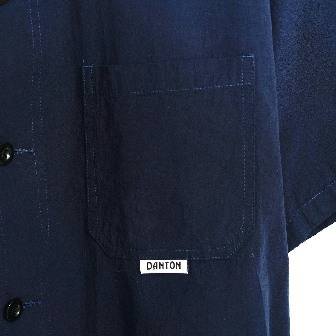 DANTON [ダントン] 半袖カバーオールシャツ [DT-B0239MUG] NAVY