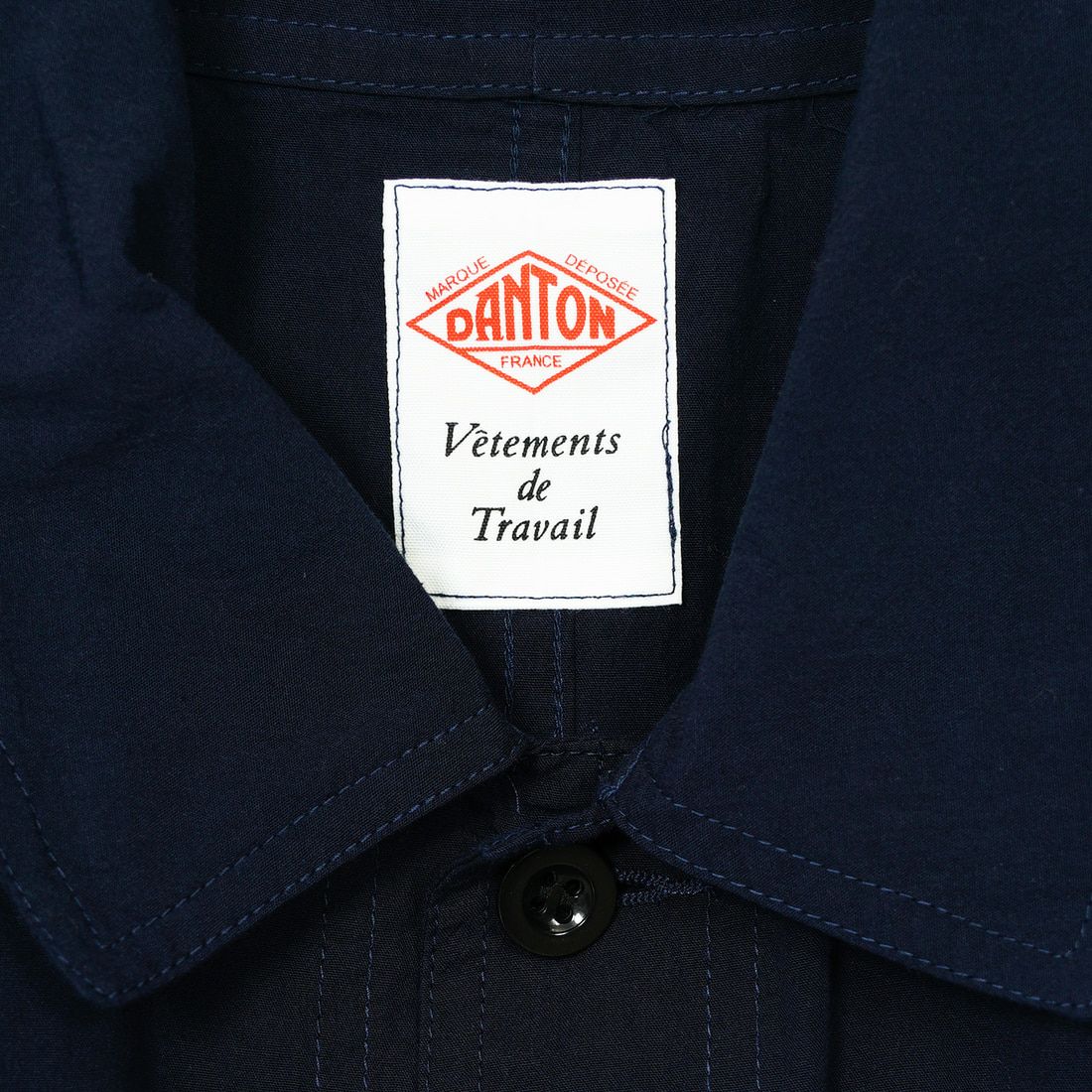 DANTON [ダントン] 半袖カバーオールシャツ [DT-B0239MUG] NAVY