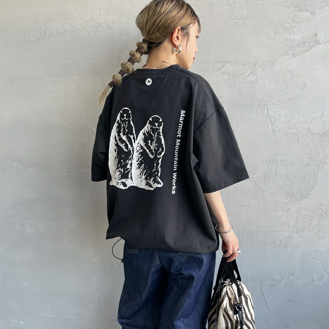 BLACK&&モデル身長：150cm 着用サイズ：S&&