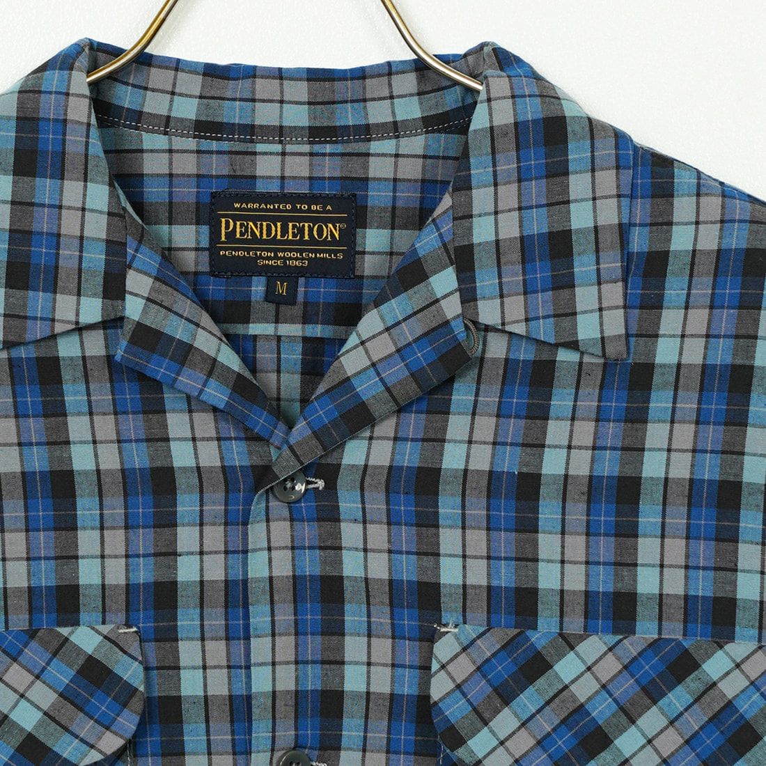 PENDLETON [ペンドルトン] オープンカラーシャツ [5275-0003] 61 BLUE/GY