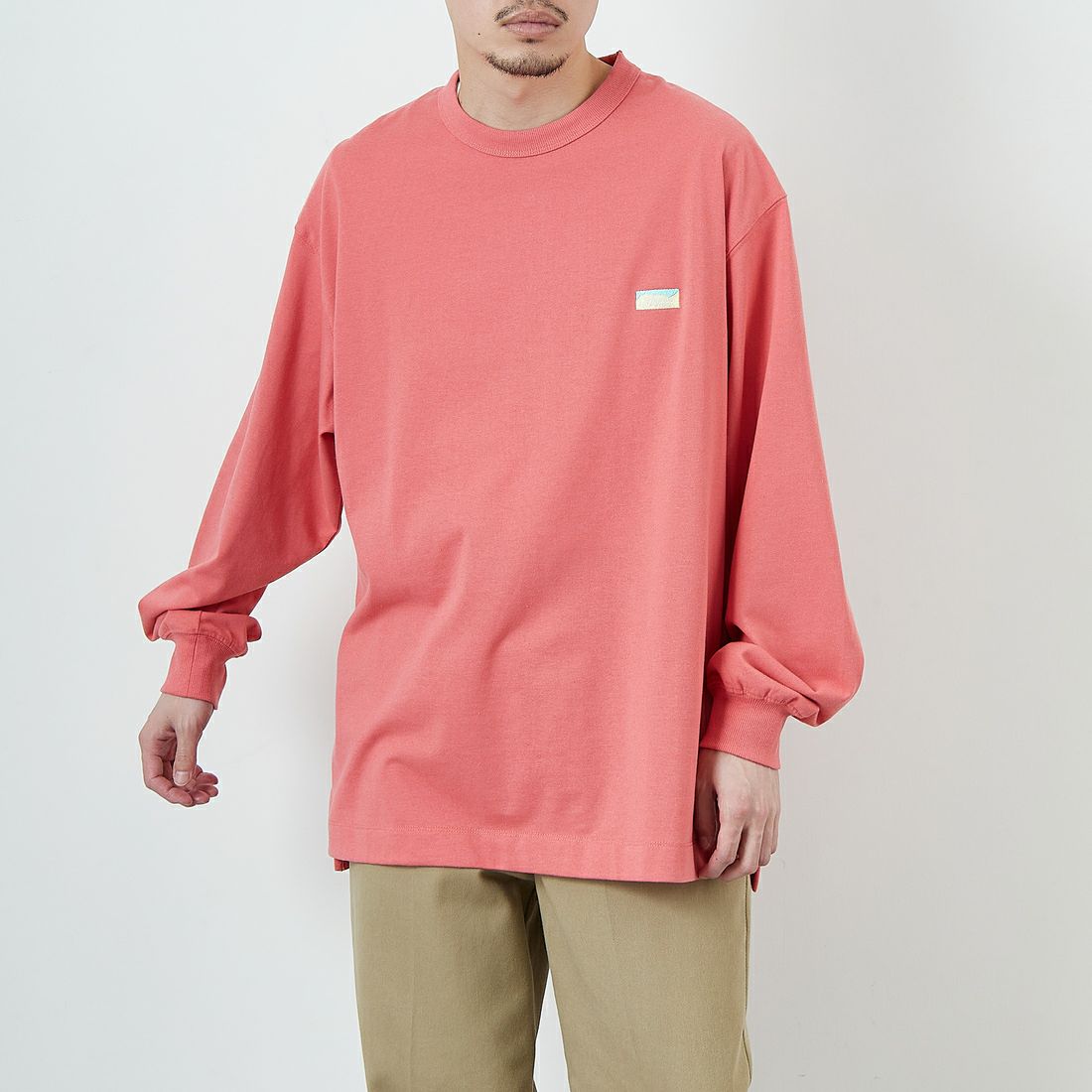 NANGA [ナンガ] エコハイブリッド ボックスロゴ刺繍Tシャツ [NW2411-1G803] BLK