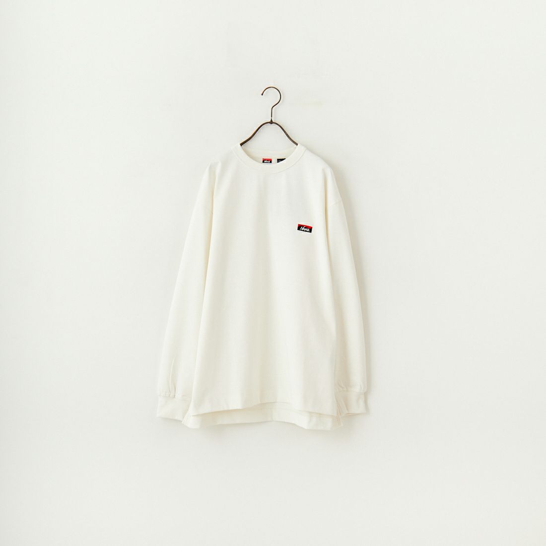 NANGA [ナンガ] エコハイブリッド ボックスロゴ刺繍Tシャツ [NW2411-1G803] WHT