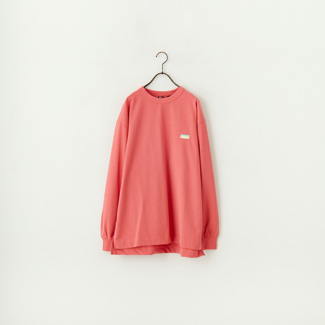 NANGA [ナンガ] エコハイブリッド ボックスロゴ刺繍Tシャツ [NW2411-1G803] S.PNK