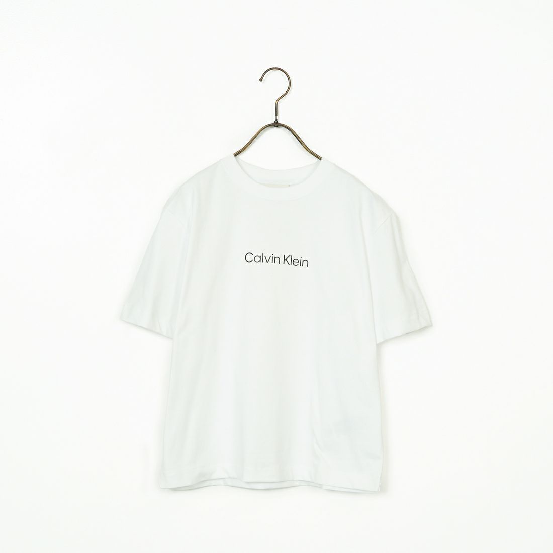 Calvin Klein [カルバンクライン] リラックススタンダードロゴクルーネックTシャツ [47A220G] YAA