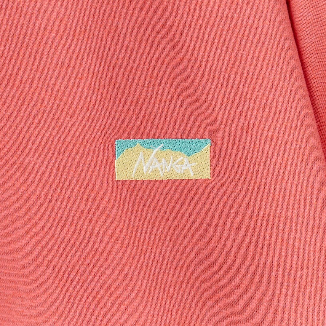 NANGA [ナンガ] エコハイブリッド ボックスロゴ刺繍Tシャツ [NW2411-1G803] S.PNK