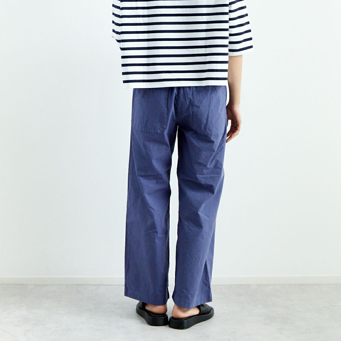 ORCIVAL [オーシバル] イージーパンツ [OR-E0257GDP] BLUE &&モデル身長：160cm 着用サイズ：1&&