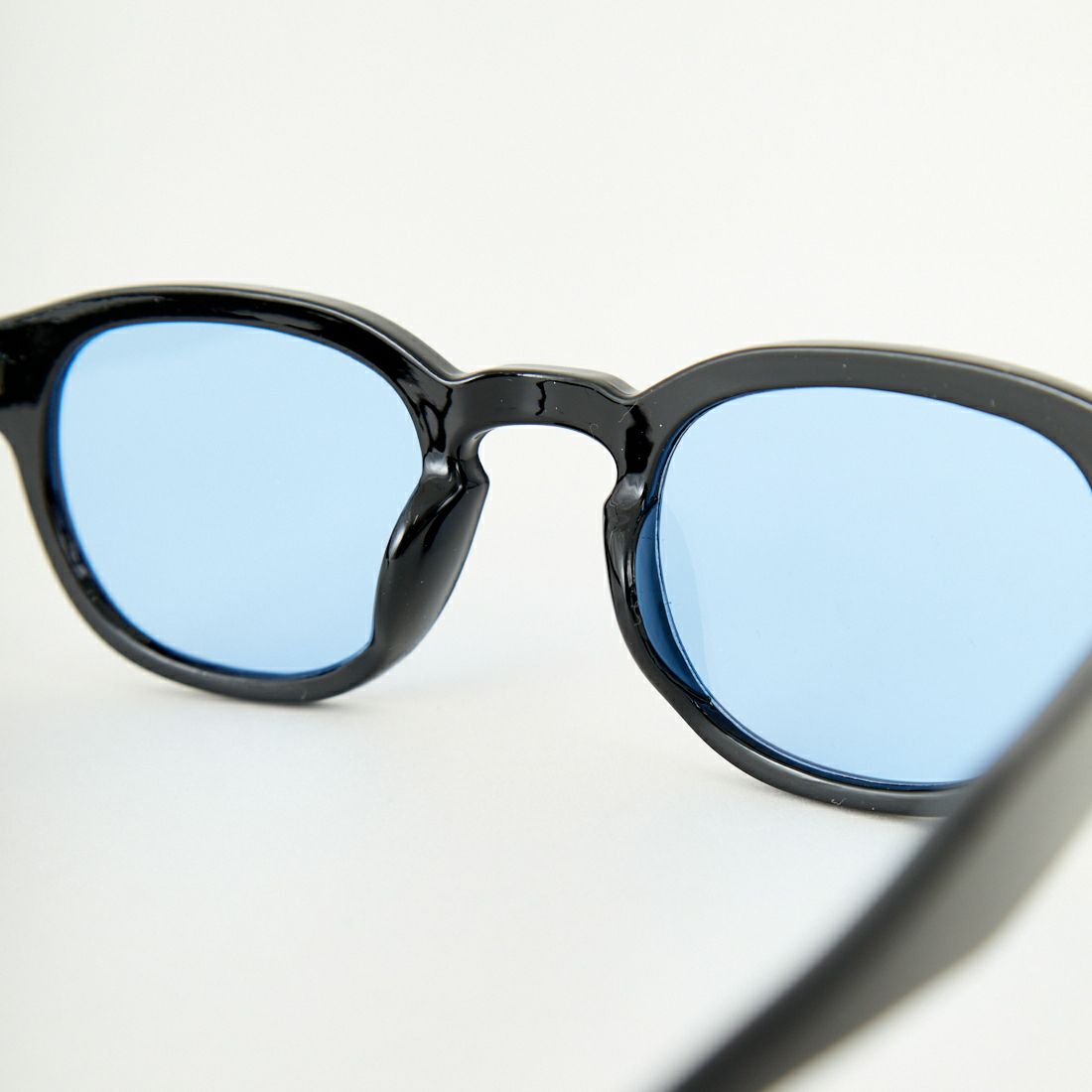 JEANS FACTORY [ジーンズファクトリー] カラーレンズウェリントンタイプ [22728] BLK/BLU