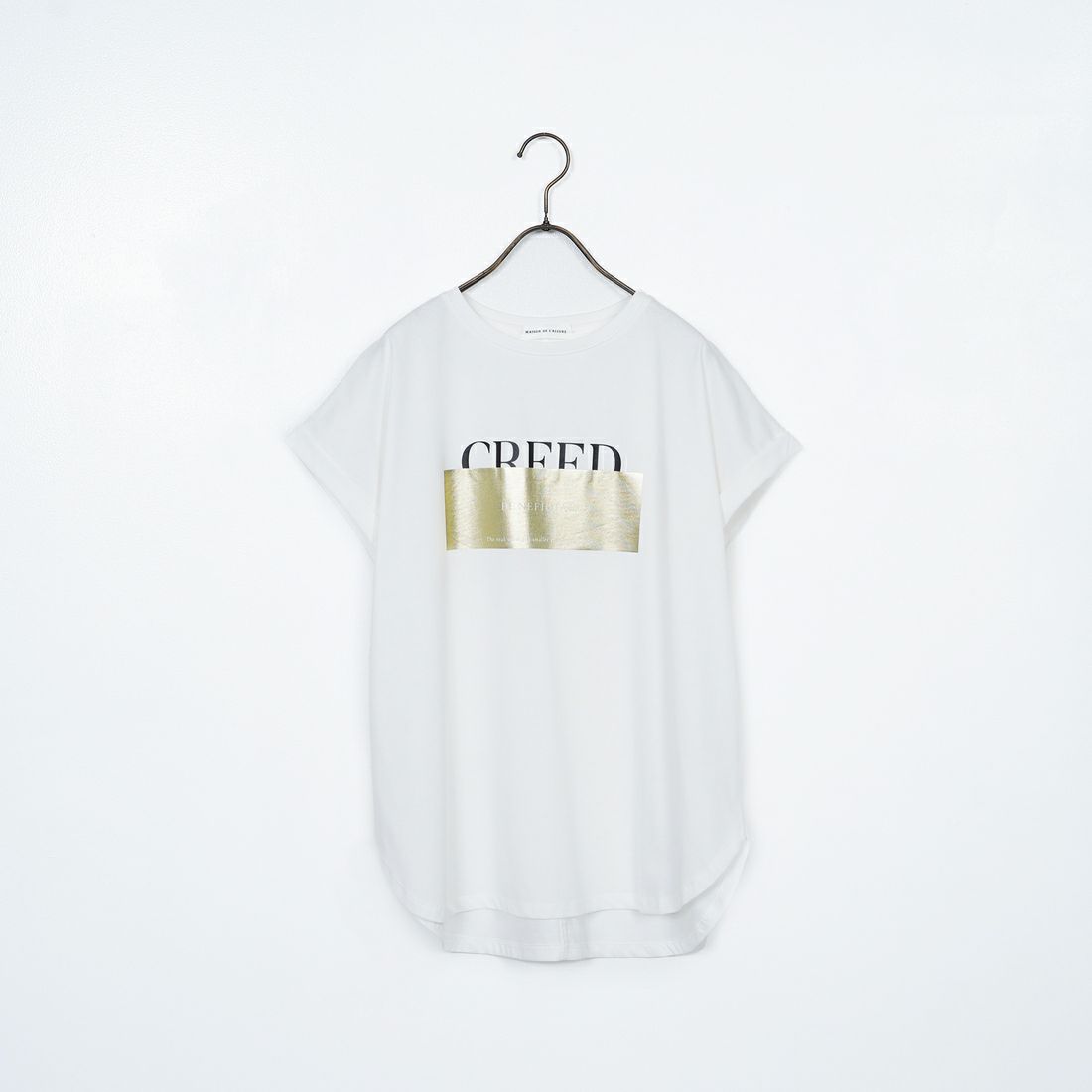 Maison de L'allure [メゾン ドゥ ラリュール] 箔ラバーロゴプリントTシャツ [M25112019] 02 OFF