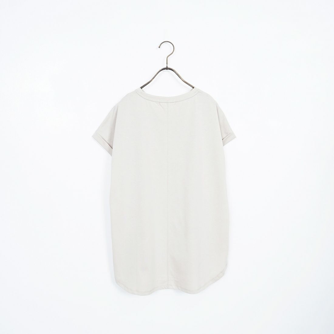 Maison de L'allure [メゾン ドゥ ラリュール] 箔ラバーロゴプリントTシャツ [M25112019] 07 GRAY