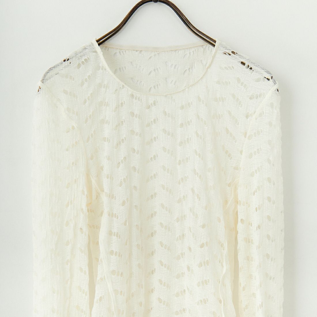 TODAYFUL [トゥデイフル] ジャガードロングTシャツ [12510602] ECRU