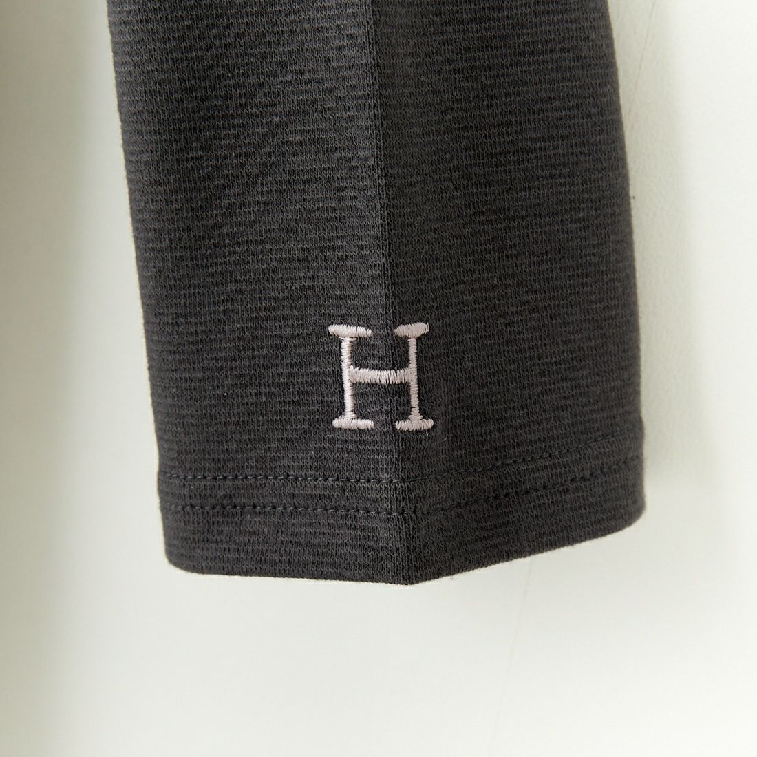 HOLLYWOOD RANCH MARKET [ハリウッドランチマーケット] ストレッチフライス ハーフスリーブTシャツ [1004664] CHARCOAL