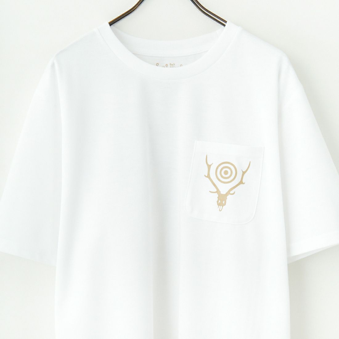 South2West8 [サウスツーウエストエイト] 半袖ポケットTシャツ [QV667] A WHITE