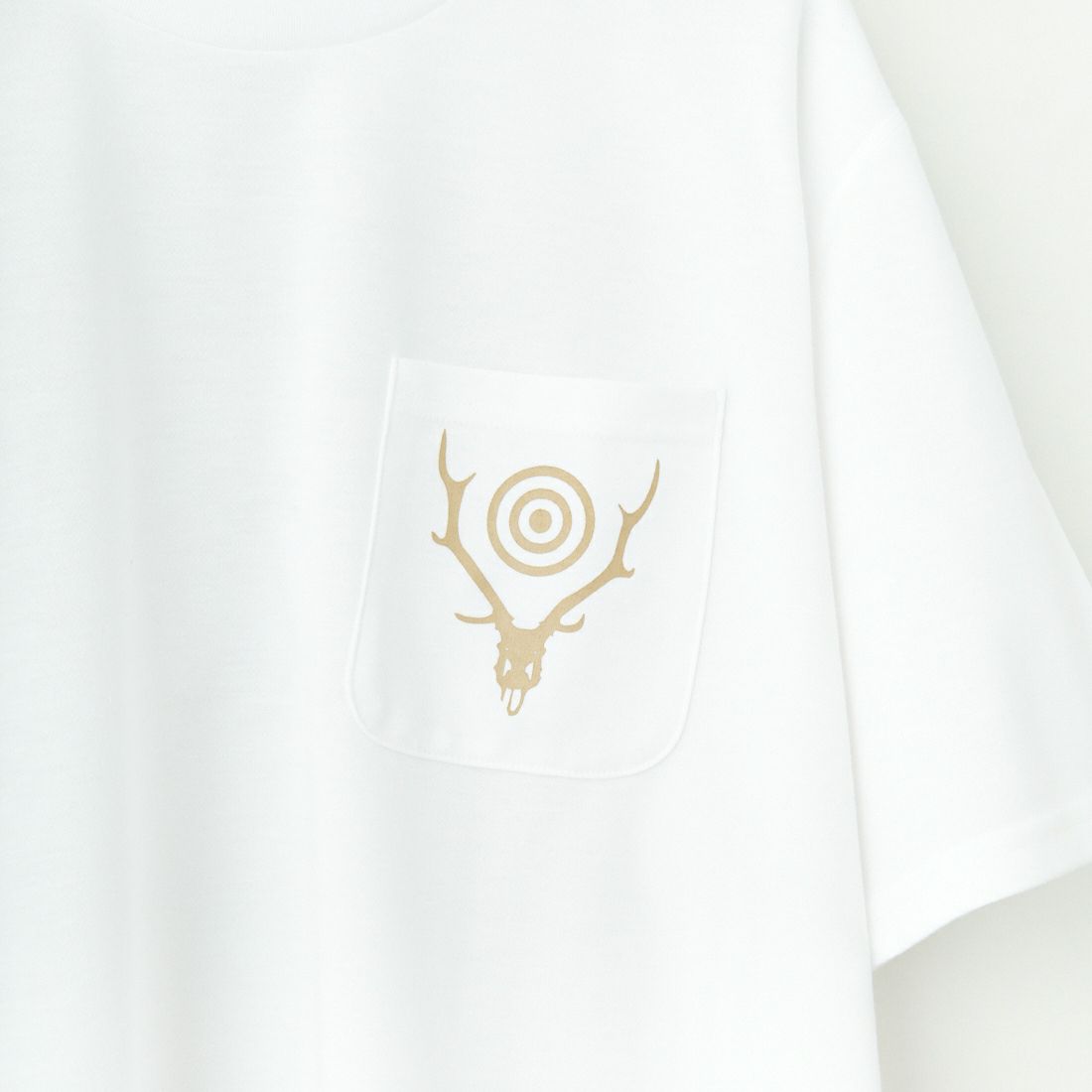 South2West8 [サウスツーウエストエイト] 半袖ポケットTシャツ [QV667] A WHITE
