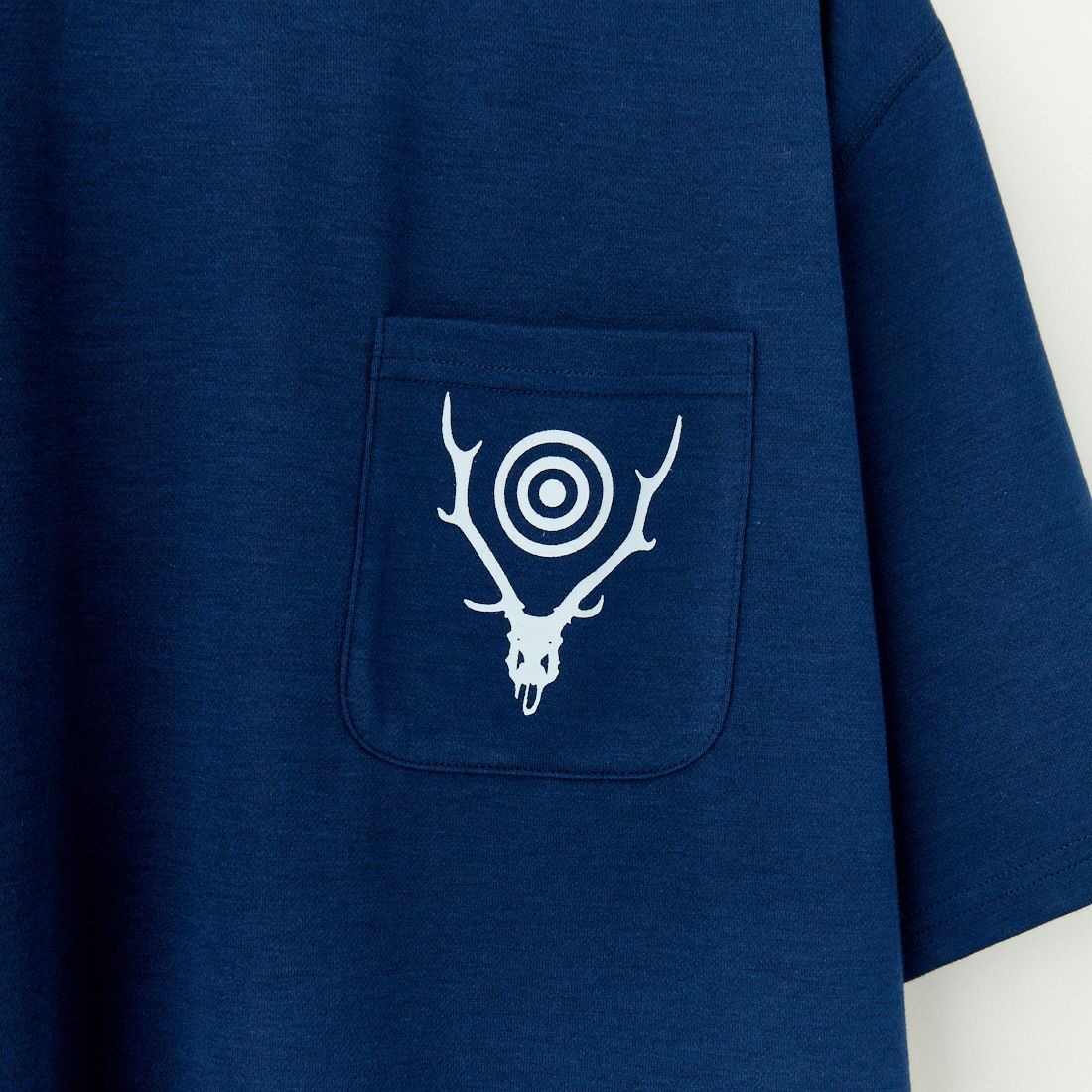 South2West8 [サウスツーウエストエイト] 半袖ポケットTシャツ [QV667] D NAVY