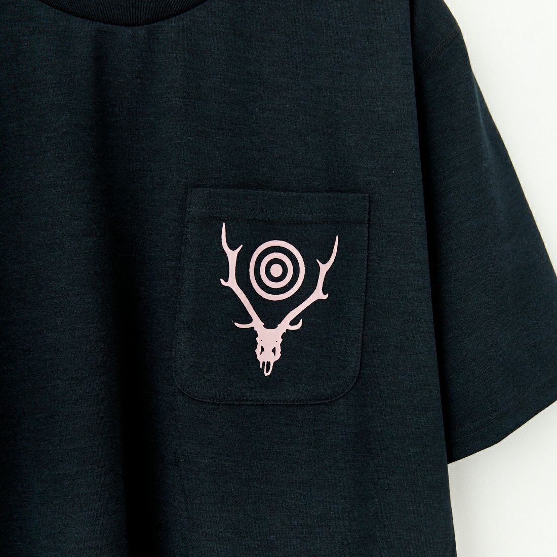 South2West8 [サウスツーウエストエイト] 半袖ポケットTシャツ [QV667] E BLACK